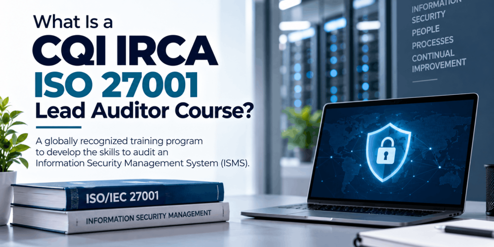 CQI IRCA ISO 27001 Lead Auditor Course representing information security management, ISMS auditing and cybersecurity skills.